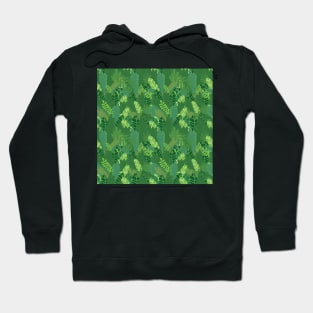 Summer green leaves Hoodie